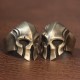 Vintage Spartan Warrior Skull Knight Helmet Mask Sterling Silver Ring Vintage Spartan Warrior Skull Knight Helmet Mask Sterling Silver Ring