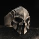 Vintage Spartan Warrior Skull Knight Helmet Mask Sterling Silver Ring
