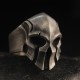 Vintage Spartan Warrior Skull Knight Helmet Mask Sterling Silver Ring Vintage Spartan Warrior Skull Knight Helmet Mask Sterling Silver Ring
