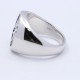 Chi Rho ΧΡ Alpha Omega Cross chrismon Jesus Sacred labarum Sterling Silver Ring Chi Rho ΧΡ Alpha Omega Cross chrismon Jesus Sacred labarum Sterling Silver Ring