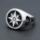 Men`s Compass Marine Anchor Nautical Ship Helm Wheel 925 Sterling Silver Jewelry Ring Men`s Compass Marine Anchor Nautical Ship Helm Wheel 925 Sterling Silver Jewelry Ring