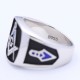 Ancient Freemasonry Blue Lodge Symbol Master Mason Masonic Sterling Silver Ring Ancient Freemasonry Blue Lodge Symbol Master Mason Masonic Sterling Silver Ring
