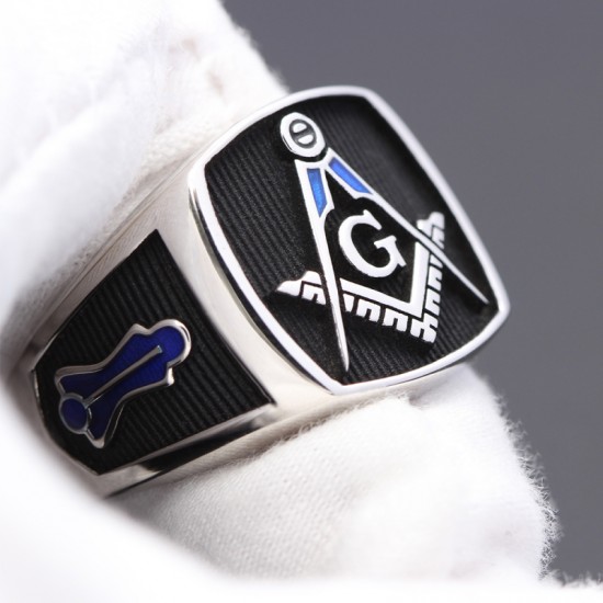 Ancient Freemasonry Blue Lodge Symbol Master Mason Masonic Sterling Silver Ring Ancient Freemasonry Blue Lodge Symbol Master Mason Masonic Sterling Silver Ring