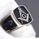 Ancient Freemasonry Blue Lodge Symbol Master Mason Masonic Sterling Silver Ring Ancient Freemasonry Blue Lodge Symbol Master Mason Masonic Sterling Silver Ring