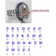 Men`s Vampire Diaries Daylight Amulet Halloween Lapis Lazuli Agate Custom A-Z Initial Sterling Silver Ring Men`s Vampire Diaries Daylight Amulet Halloween Lapis Lazuli Agate Custom A-Z Initial Sterling Silver Ring