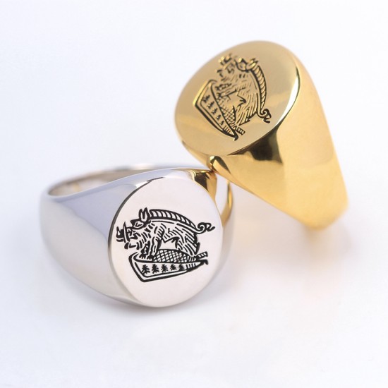 The Secret Service Mens Deakin & Francis Vintage Seal Engraving Crest Boar Signet Ring The Secret Service Mens Deakin & Francis Vintage Seal Engraving Crest Boar Signet Ring