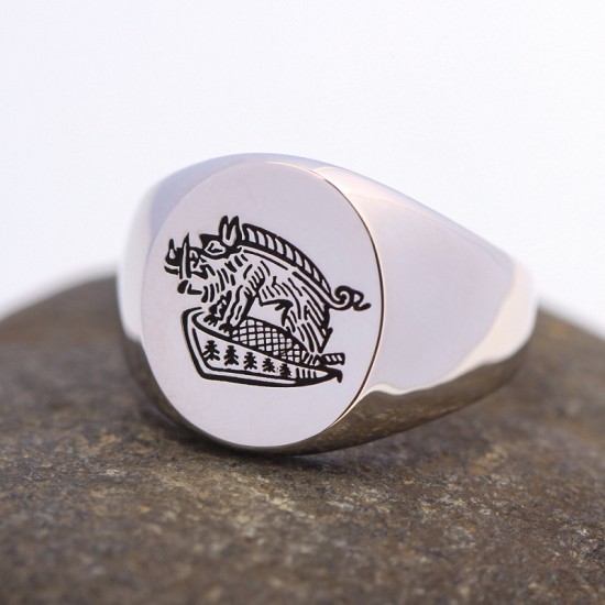 The Secret Service Mens Deakin & Francis Vintage Seal Engraving Crest Boar Signet Ring The Secret Service Mens Deakin & Francis Vintage Seal Engraving Crest Boar Signet Ring
