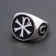 Vintage Alpha Omega Chi Rho PX Cross Christian Orthodox Church Symbol Sterling Silver Ring Vintage Alpha Omega Chi Rho PX Cross Christian Orthodox Church Symbol Sterling Silver Ring