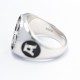 Vintage Alpha Omega Chi Rho PX Cross Christian Orthodox Church Symbol Sterling Silver Ring Vintage Alpha Omega Chi Rho PX Cross Christian Orthodox Church Symbol Sterling Silver Ring