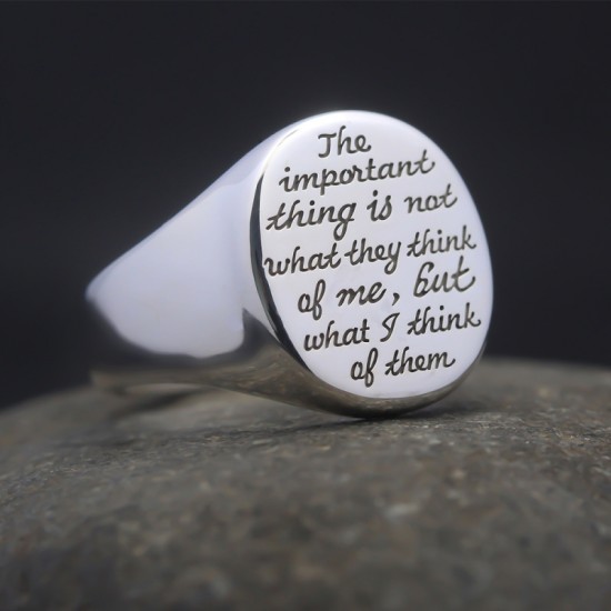 Women killer Villanelle Eve 925 Sterling Silver Pinky Seal Signet Lette Ring Women killer Villanelle Eve 925 Sterling Silver Pinky Seal Signet Lette Ring