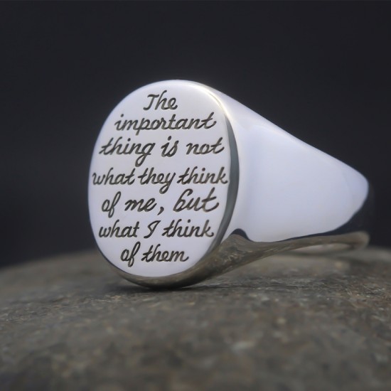 Women killer Villanelle Eve 925 Sterling Silver Pinky Seal Signet Lette Ring Women killer Villanelle Eve 925 Sterling Silver Pinky Seal Signet Lette Ring