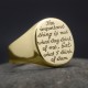 Women killer Villanelle Eve 925 Sterling Silver Pinky Seal Signet Lette Ring Women killer Villanelle Eve 925 Sterling Silver Pinky Seal Signet Lette Ring