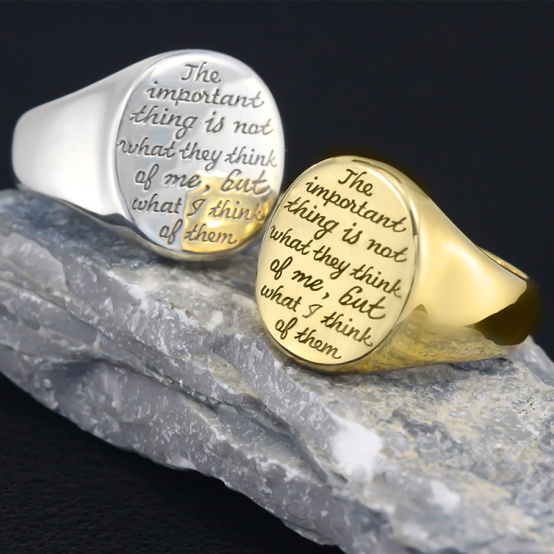 Door Verhandeling dinsdag Women killer Villanelle Eve 925 Sterling Silver Pinky Seal Signet Lette Ring | customringjewelry.com Door Verhandeling dinsdag Women killer Villanelle Eve 925 Sterling Silver Pinky Seal Signet Lette Ring | customringjewelry.com