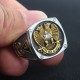 Vintage Scottish Rite Skull crossbone 32 Degree Masonic Sterling Silver Ring Vintage Scottish Rite Skull crossbone 32 Degree Masonic Sterling Silver Ring