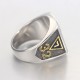 Vintage Scottish Rite Skull crossbone 32 Degree Masonic Sterling Silver Ring Vintage Scottish Rite Skull crossbone 32 Degree Masonic Sterling Silver Ring