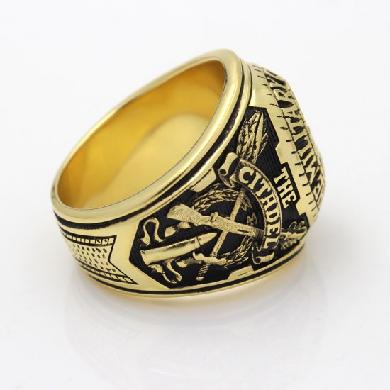 Sentinel Citadel South Carolina Military College Frank Underwood Sterling Silver Custom Ring Sentinel Citadel South Carolina Military College Frank Underwood Sterling Silver Custom Ring