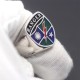 US Army Rangers Regiment 75th Military Veteran Solid Sterling Silver Ring US Army Rangers Regiment 75th Military Veteran Solid Sterling Silver Ring