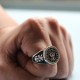 Vintage US Navy Military Veterans Eagle Anchor 925 Sterling Silver Ring Vintage US Navy Military Veterans Eagle Anchor 925 Sterling Silver Ring