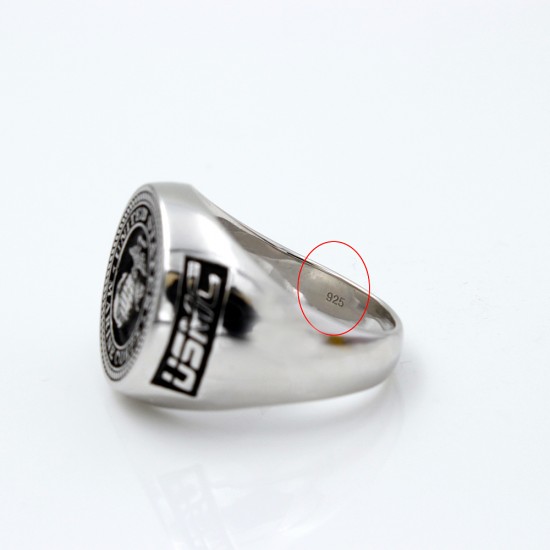 United States US Marine Corps USMC Military 925 Sterling Silver Rings United States US Marine Corps USMC Military 925 Sterling Silver Rings