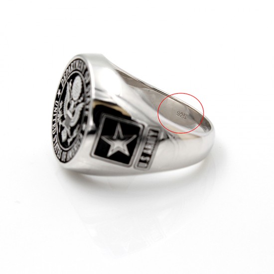 United States US Army Military veterans Sterling Real 925 Sterling Silver Ring United States US Army Military veterans Sterling Real 925 Sterling Silver Ring