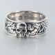 Death's Head Panzer Totenkopfring SS-Ehrenring Der Skull German Sterling Silver Ring Death's Head Panzer Totenkopfring SS-Ehrenring Der Skull German Sterling Silver Ring