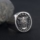 Mens US Air Force USAF Militrary Geniune 925 Sterling Silver Ring