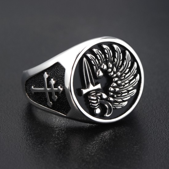 French Foreign Legion Soldier Of Fortune Mercenary Cross Of Lorraine Solid Sterling Silver Ring French Foreign Legion Soldier Of Fortune Mercenary Cross Of Lorraine Solid Sterling Silver Ring