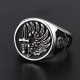 French Foreign Legion Soldier Of Fortune Mercenary Cross Of Lorraine Solid Sterling Silver Ring French Foreign Legion Soldier Of Fortune Mercenary Cross Of Lorraine Solid Sterling Silver Ring