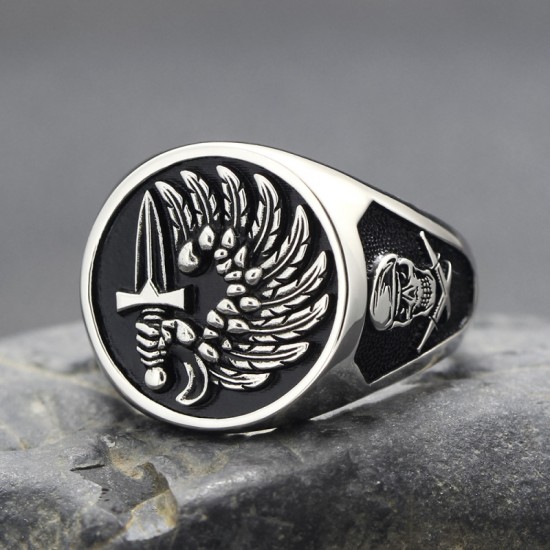 French Foreign Legion Soldier Of Fortune Mercenary Cross Of Lorraine Solid Sterling Silver Ring French Foreign Legion Soldier Of Fortune Mercenary Cross Of Lorraine Solid Sterling Silver Ring