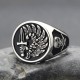 French Foreign Legion Soldier Of Fortune Mercenary Cross Of Lorraine Solid Sterling Silver Ring French Foreign Legion Soldier Of Fortune Mercenary Cross Of Lorraine Solid Sterling Silver Ring