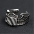 Men`s WWII US Army Air Force Pilot Eagle Wings 925 Sterling Silver Jewelry Ring