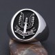 Special Air Service SAS Who Dares Wins Army Force Military Insignia Solid Sterling Silver Ring Special Air Service SAS Who Dares Wins Army Force Military Insignia Solid Sterling Silver Ring