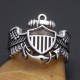 Vintage WW2 USN Navy Naval Aviator Pilot Wings Fine Sterling Silver Ring Vintage WW2 USN Navy Naval Aviator Pilot Wings Fine Sterling Silver Ring