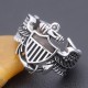 Vintage WW2 USN Navy Naval Aviator Pilot Wings Fine Sterling Silver Ring Vintage WW2 USN Navy Naval Aviator Pilot Wings Fine Sterling Silver Ring