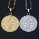 Saint Benedict Medal Catholicism Charm Necklace Pendant Talisman Amulet Genunie Sterling Silver Jewelry Saint Benedict Medal Catholicism Charm Necklace Pendant Talisman Amulet Genunie Sterling Silver Jewelry