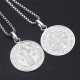 Saint Benedict Medal Catholicism Charm Necklace Pendant Talisman Amulet Genunie Sterling Silver Jewelry Saint Benedict Medal Catholicism Charm Necklace Pendant Talisman Amulet Genunie Sterling Silver Jewelry