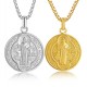 Saint Benedict Medal Catholicism Charm Necklace Pendant Talisman Amulet Genunie Sterling Silver Jewelry Saint Benedict Medal Catholicism Charm Necklace Pendant Talisman Amulet Genunie Sterling Silver Jewelry
