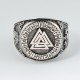 Viking Warrior Norse Nordic Celtic Icelandic Vegvisir Dragon Solid Sterling Silver Ring Viking Warrior Norse Nordic Celtic Icelandic Vegvisir Dragon Solid Sterling Silver Ring